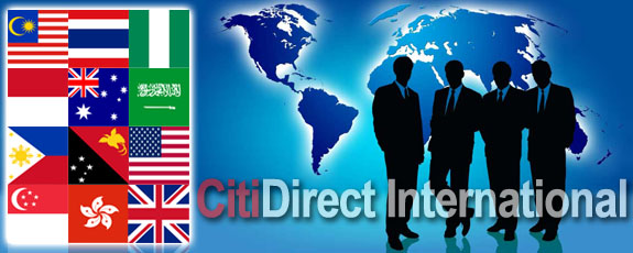 CitiDirect International Operating Countries