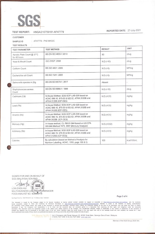 SGS Test Report 3